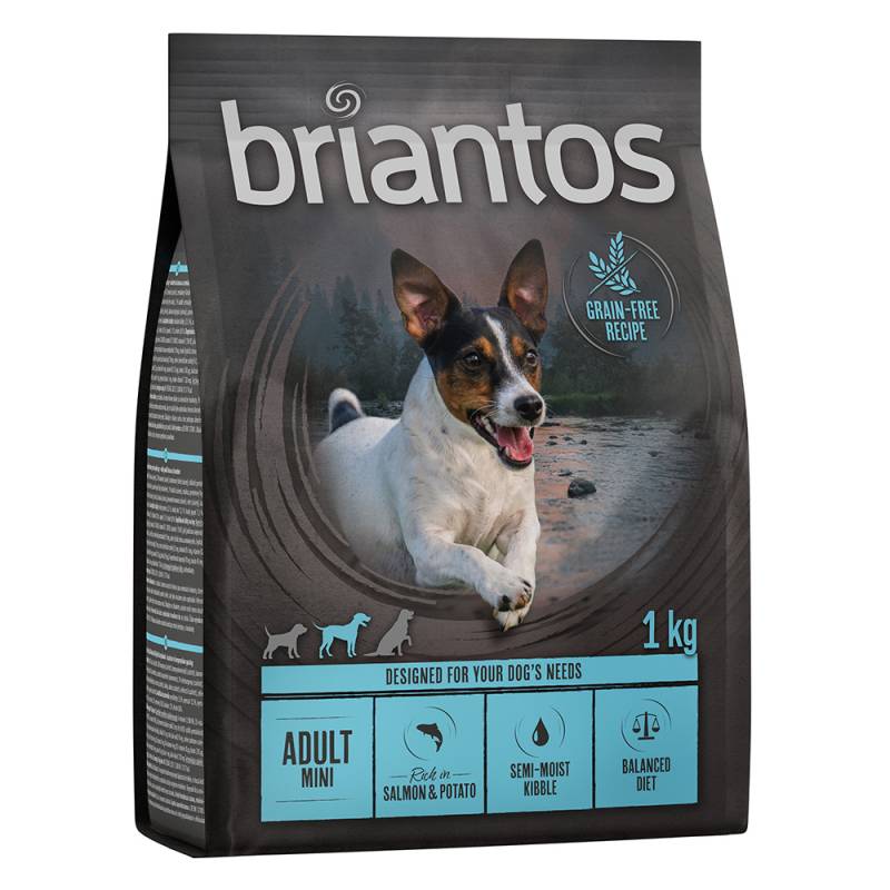 Briantos Adult Mini Lachs & Kartoffel - GETREIDEFREIE Rezeptur - 4 x 1 kg von briantos