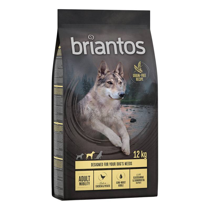 Briantos Adult Mobility Huhn & Kartoffel - GETREIDEFREIE Rezeptur - 2 x 12 kg von briantos