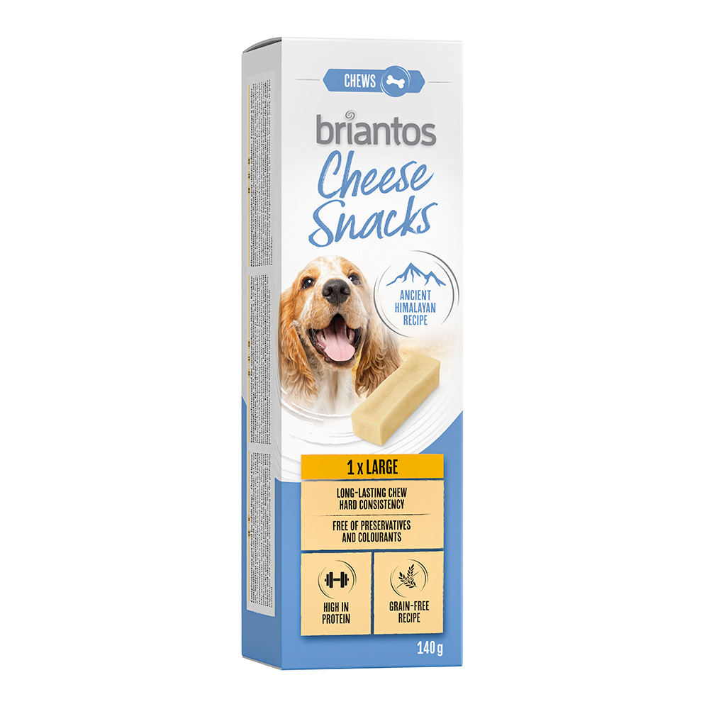 Briantos "Cheese Snacks" zum Sonderpreis! - Groß (3 x 140 g) von briantos