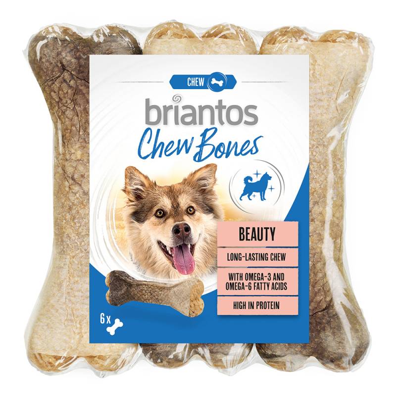 Briantos Chew Bone Beauty für Hunde - 6 x 12 cm (330 g) von briantos