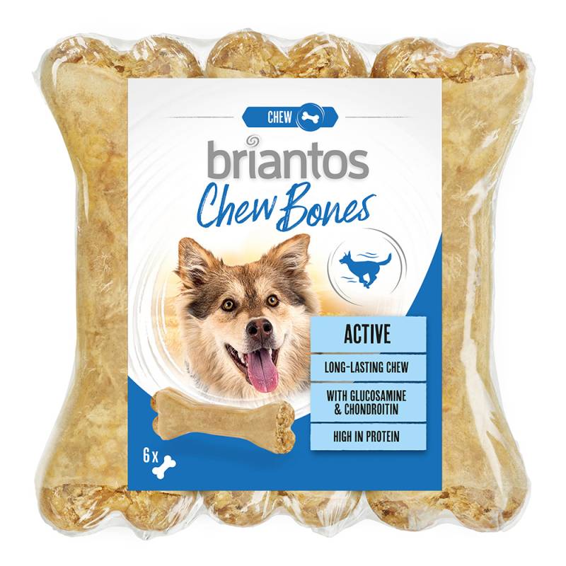 Briantos Chew Bones Active (mit Glucosamin & Chondroitin) - 12 x 12 cm (660 g) von briantos