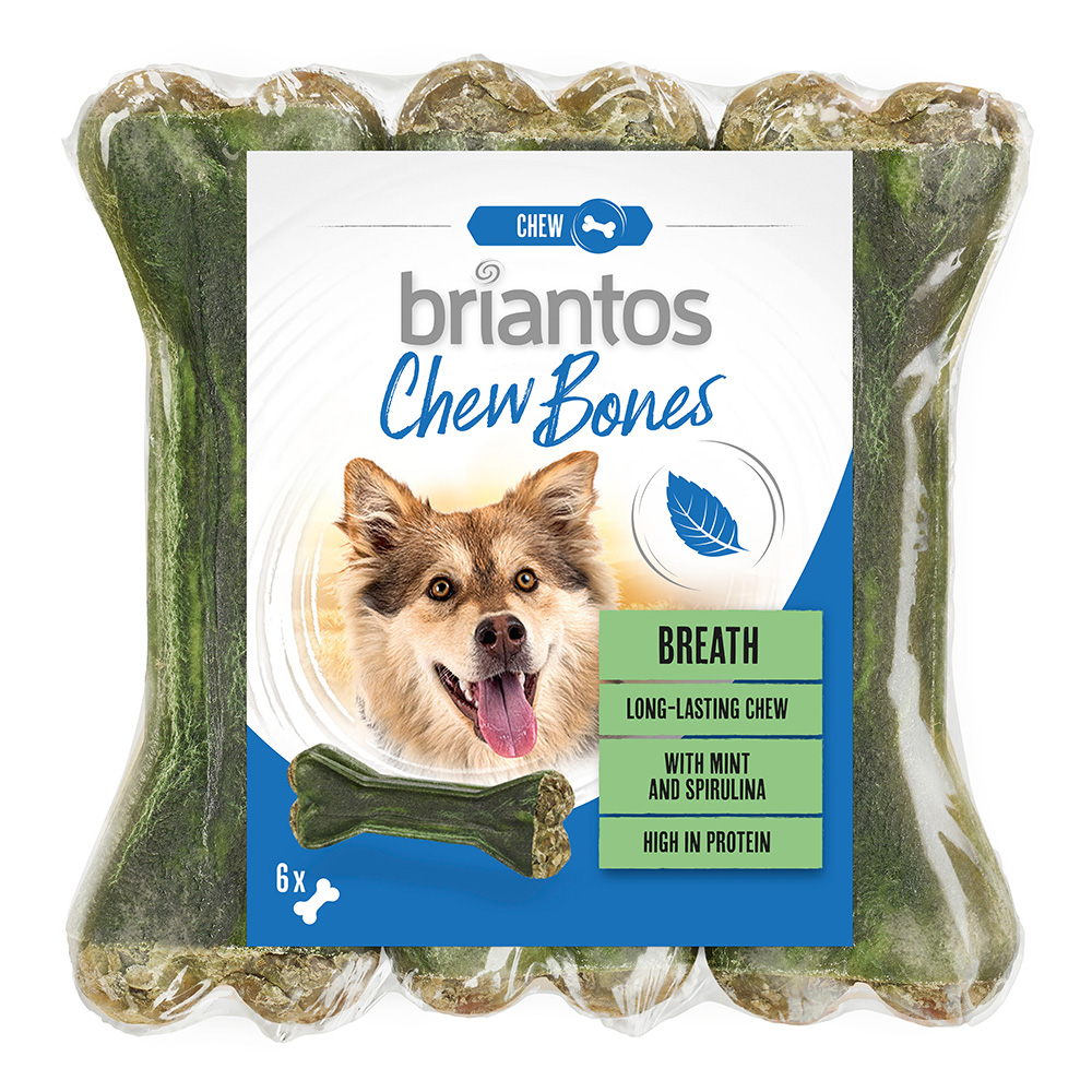 Briantos Chew Bones Breath (mit Minze & Spirulina) - 12 x 12 cm (660 g) von briantos