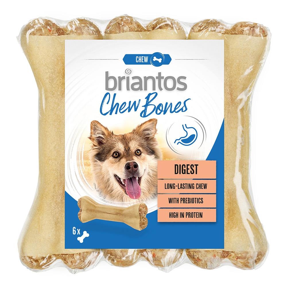 Briantos Chew Bones Digest (mit Präbiotika) - 12 x 12 cm (660 g) von briantos