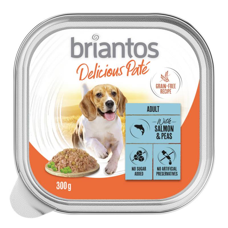 Briantos Delicious Paté 27 x 300 g - Fisch und Erbsen von briantos