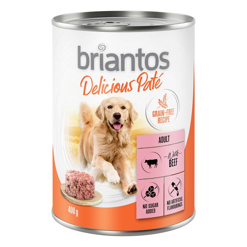 Briantos Delicious Paté 6 x 400 g - Rind von briantos