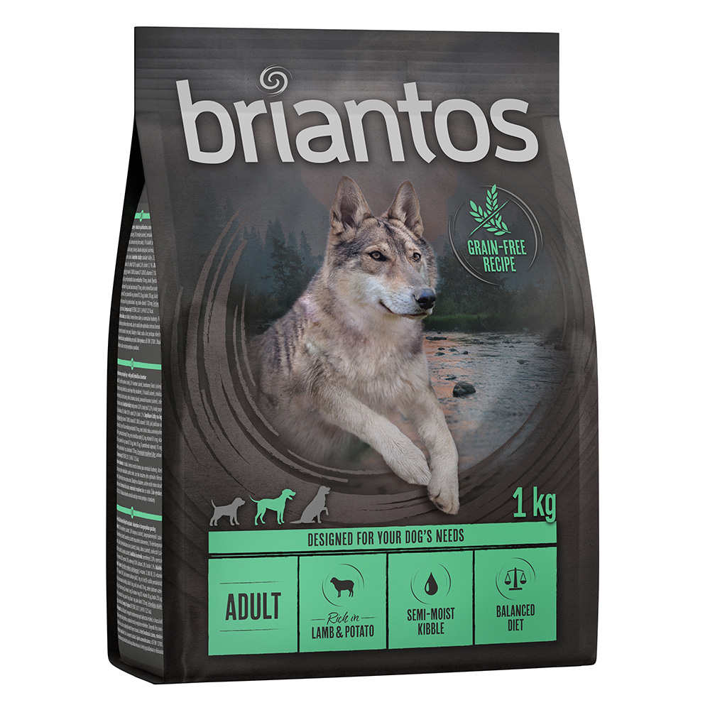 Briantos GETREIDEFREI 1 kg zum Probierpreis! - Adult Lamm GETREIDEFREI von briantos