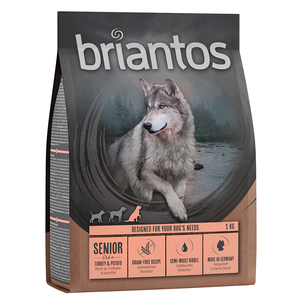 Briantos GETREIDEFREI 1 kg zum Probierpreis! - Senior Pute GETREIDEFREI von briantos