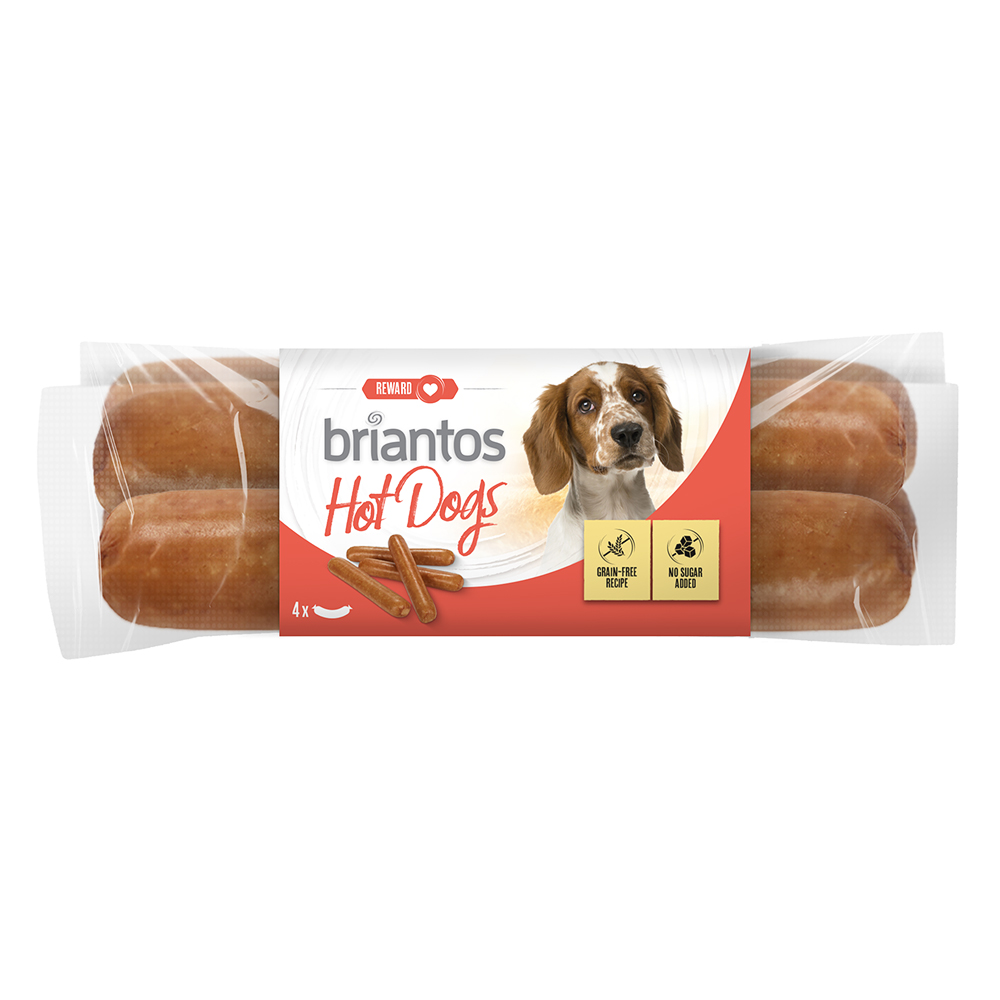 Briantos Hot Dog Würstchen für Hunde - Sparpaket 16 x 55 g Briantos Hot Dog Würstchen für Hunde - Sparpaket 16 x 55 g von briantos