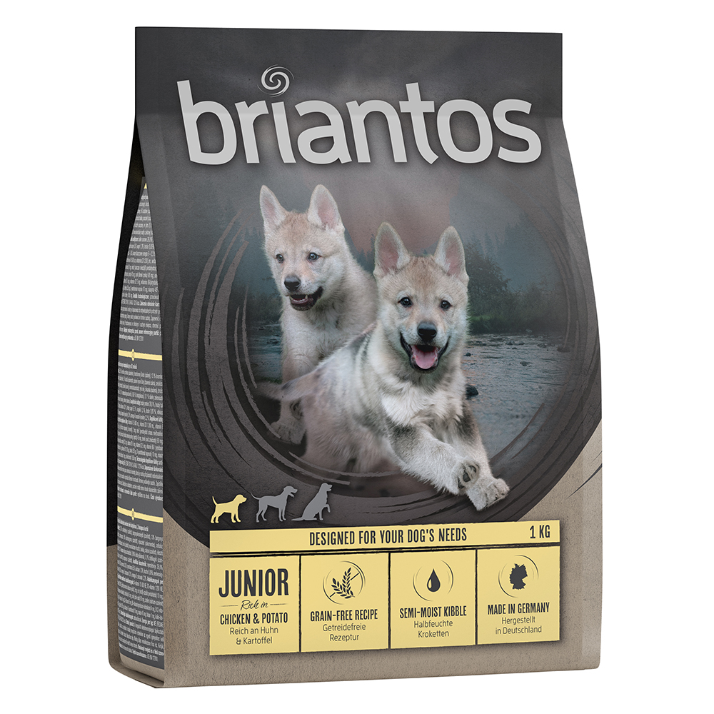 Briantos Junior Huhn & Kartoffel - GETREIDEFREIE Rezeptur - Sparpaket: 4 x 1 kg Briantos Junior Huhn & Kartoffel - GETREIDEFREIE Rezeptur - Sparpaket: 4 x 1 kg von briantos