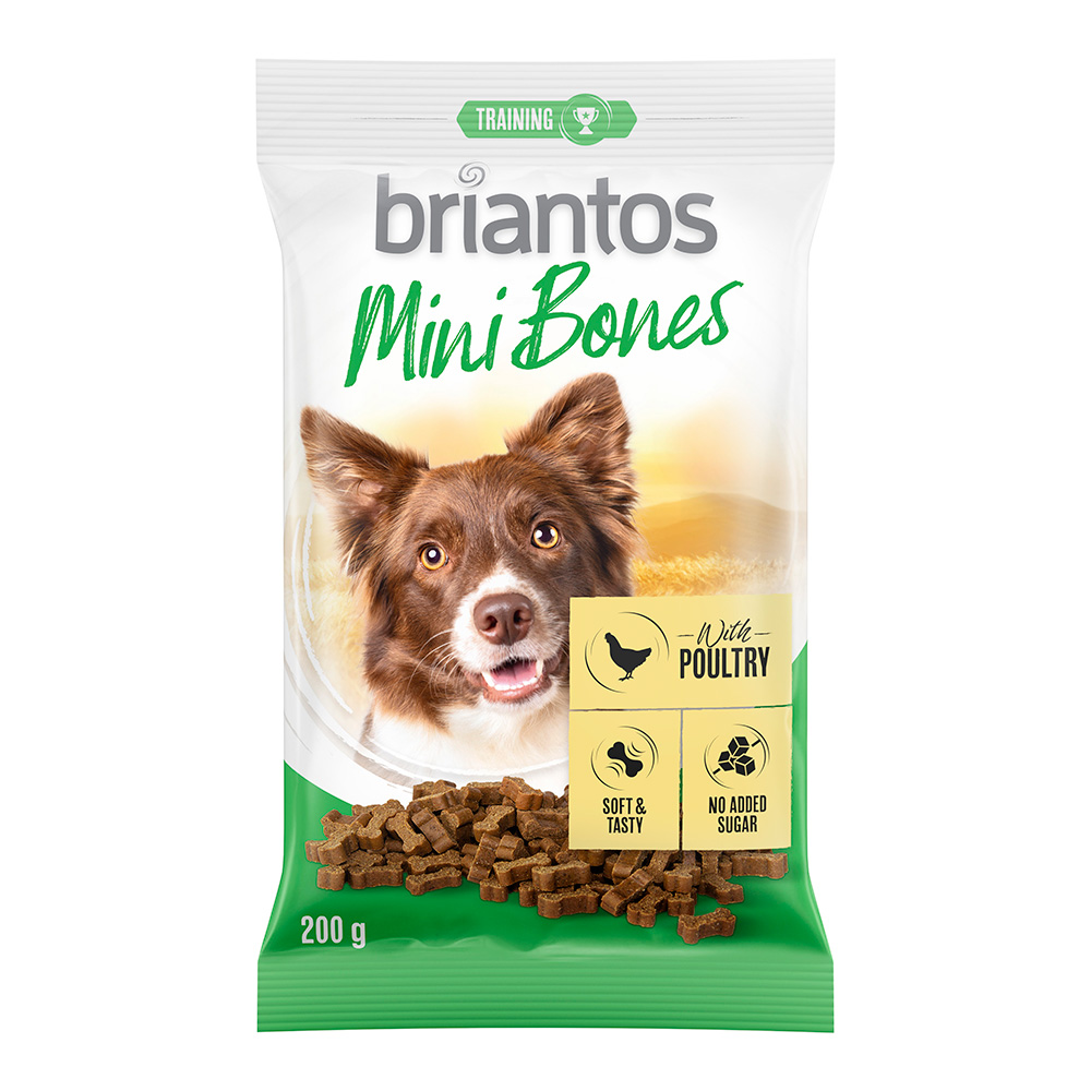 Briantos Mini Bones für Hunde - 2 x 200 g mit Geflügel von briantos