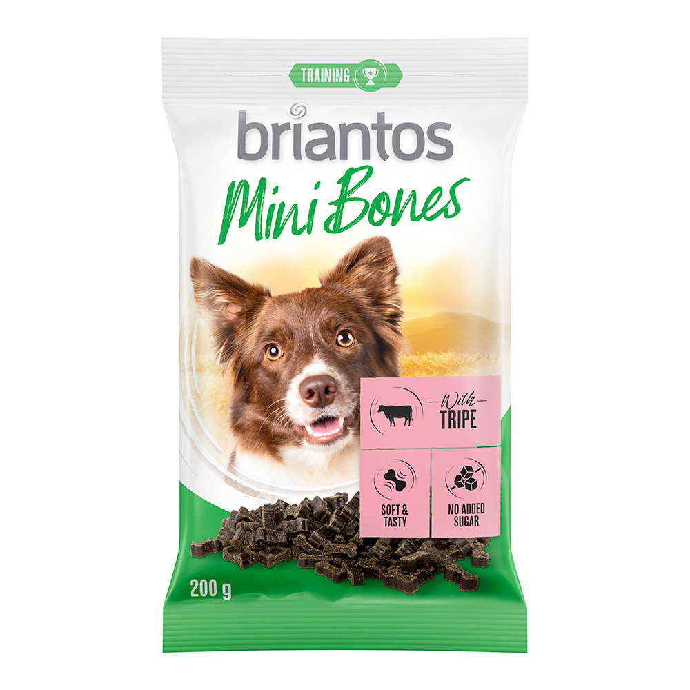 Briantos Mini Bones für Hunde - 2 x 200 g mit Pansen von briantos