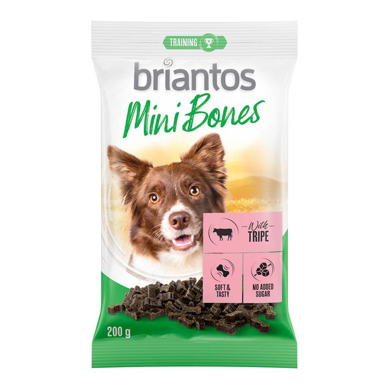 Briantos Mini Bones für Hunde - 2 x 200 g mit Pansen von briantos