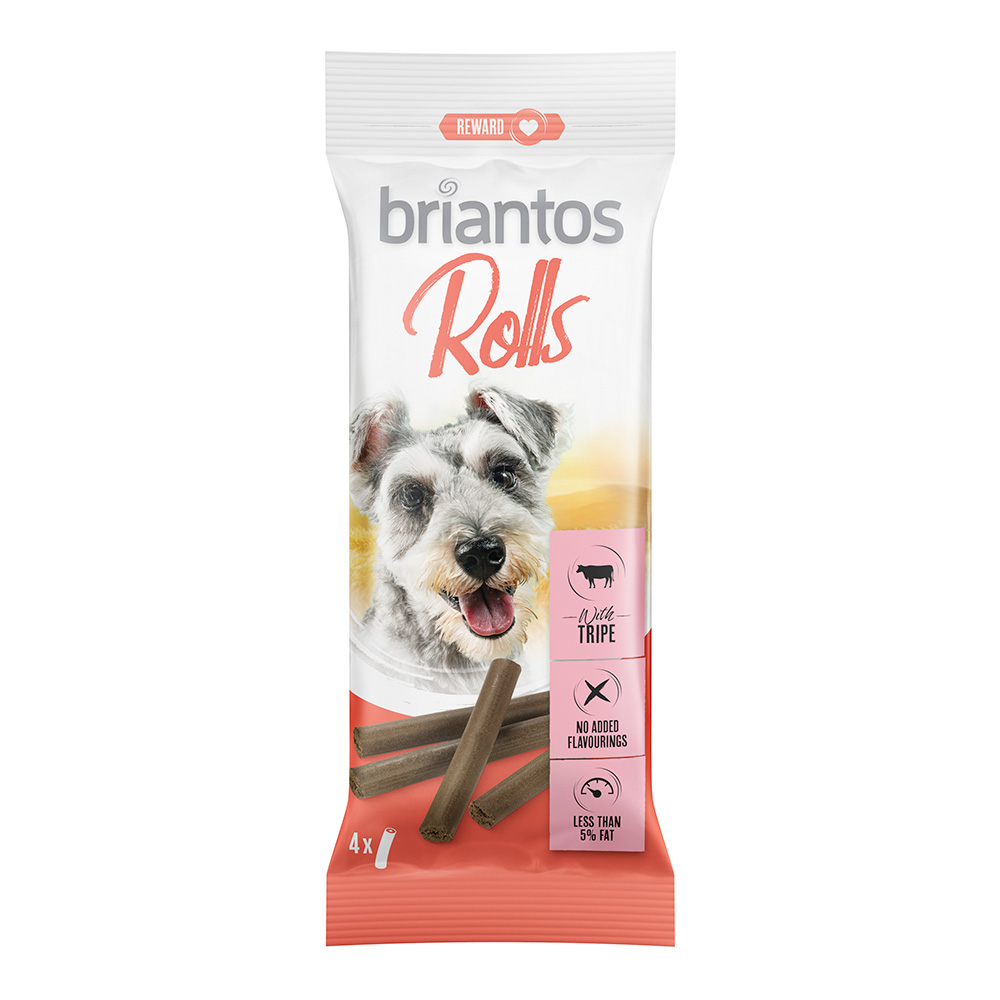 Briantos Rolls für Hunde - 4 x 65 g Pansen von briantos