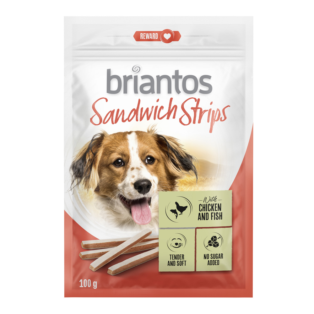 Briantos Sandwich Strips für Hunde - 2 x 100 g Briantos Sandwich Strips für Hunde - 2 x 100 g von briantos