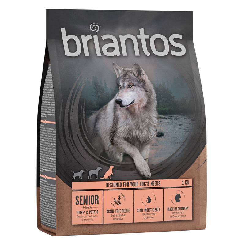 Briantos Senior Pute & Kartoffel - GETREIDEFREIE Rezeptur - 1 kg von briantos