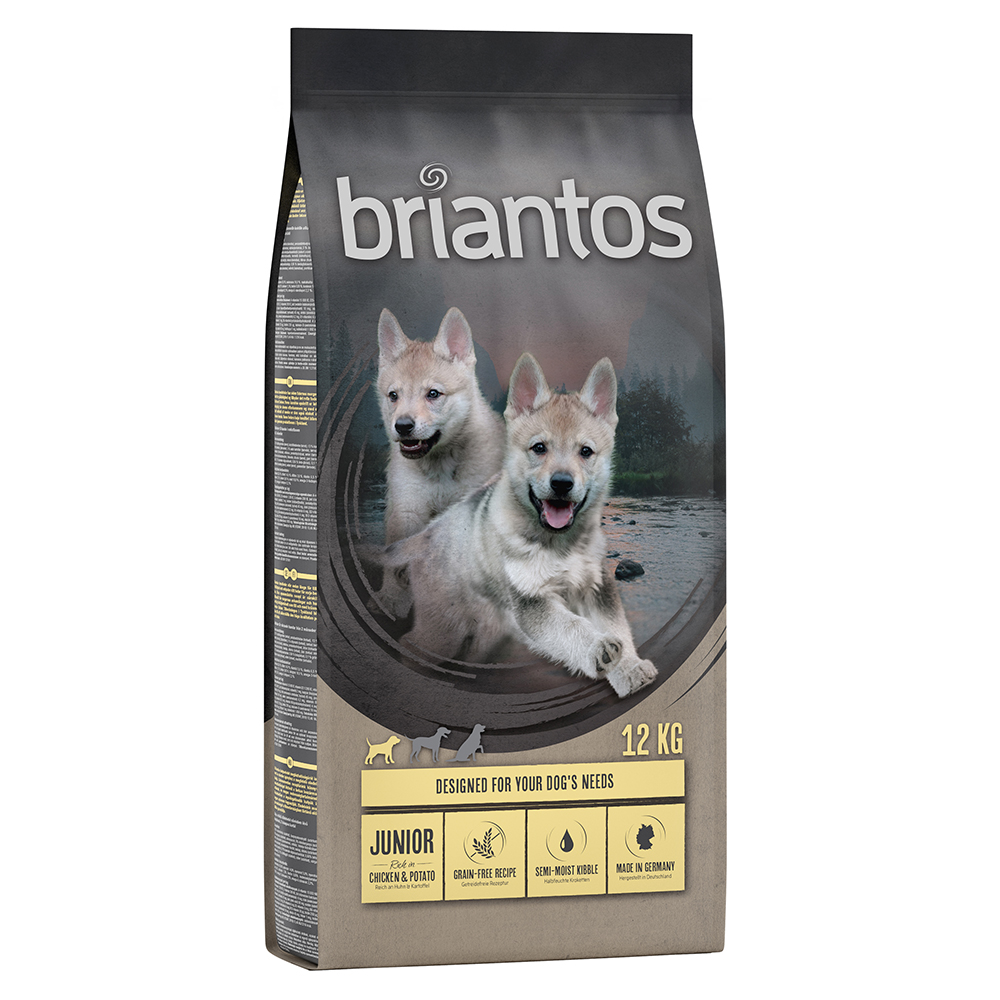 Briantos Trockenfutter 14/ 12 kg zum Sonderpreis! - Junior Huhn GETREIDEFREI 12 kg von briantos