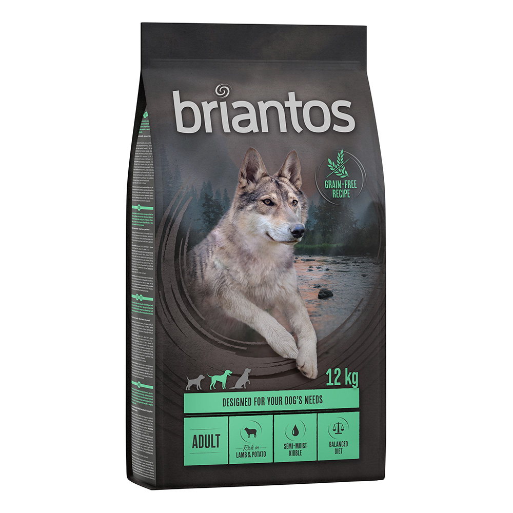 Briantos Trockenfutter 14/ 12 kg zum Sonderpreis! - Lamm GETREIDEFREI 12 kg von briantos