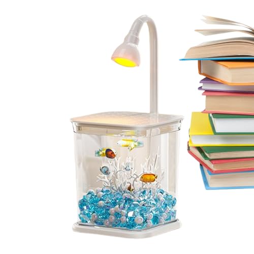 Aquarium für Fische: für Wetten und kleine Kreaturen, ruhiges Schreibtischaquarium mit LED-Lichtern, dekorative -Tanks für Innen- und Außentische, Dekoration Aquarium für Fische: für Wetten und kleine Kreaturen, ruhiges Schreibtischaquarium mit LED-Lichtern, dekorative -Tanks für Innen- und Außentische, Dekoration von brooksnaji