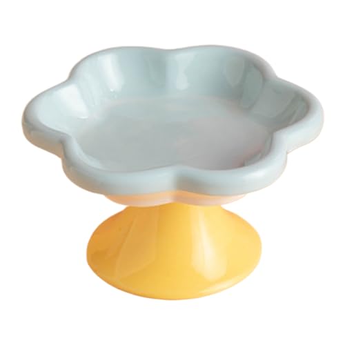 Erhöhte Katzenfutterschüssel-Blumenförmige Haustierschale, Keramik-Snack-Tablett | Anti-Spip-Erhöhte Wasser- Und Nahrungsschüssel Mit Haltbarem Keramikdesign, Fütterungsschale Für Katzen, Kleine Hunde Erhöhte Katzenfutterschüssel-Blumenförmige Haustierschale, Keramik-Snack-Tablett | Anti-Spip-Erhöhte Wasser- Und Nahrungsschüssel Mit Haltbarem Keramikdesign, Fütterungsschale Für Katzen, Kleine Hunde von brooksnaji