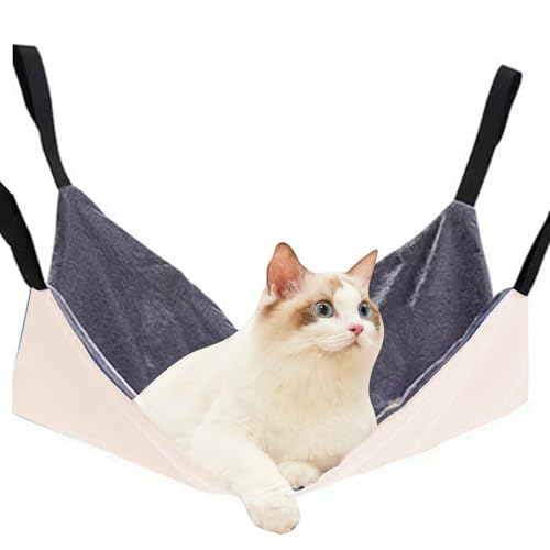 Frettchen-Hängematte, verstellbares Katzenschaukelbett, Haustier-Hängematte – Bequeme Schlafmatte, doppelseitiges Kätzchenbett, Käfigzubehör für Indoor-Kätzchen Frettchen-Hängematte, verstellbares Katzenschaukelbett, Haustier-Hängematte – Bequeme Schlafmatte, doppelseitiges Kätzchenbett, Käfigzubehör für Indoor-Kätzchen von brooksnaji