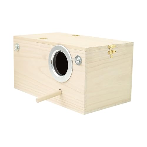 Für Papageien Größe des Hauses 24,5 x 13 x 13 cm Käfig Schale Cockatiel zur Dekoration, Holzhäuser, die verwendet werden können Für Papageien Größe des Hauses 24,5 x 13 x 13 cm Käfig Schale Cockatiel zur Dekoration, Holzhäuser, die verwendet werden können von brooksnaji