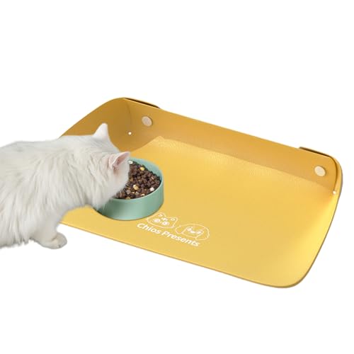 Haustierfuttermatte | Platzset für Kätzchen, Hunde und Katzen, erhöht, halbgeschlossen, für Küche, Esszimmer Haustierfuttermatte | Platzset für Kätzchen, Hunde und Katzen, erhöht, halbgeschlossen, für Küche, Esszimmer von brooksnaji