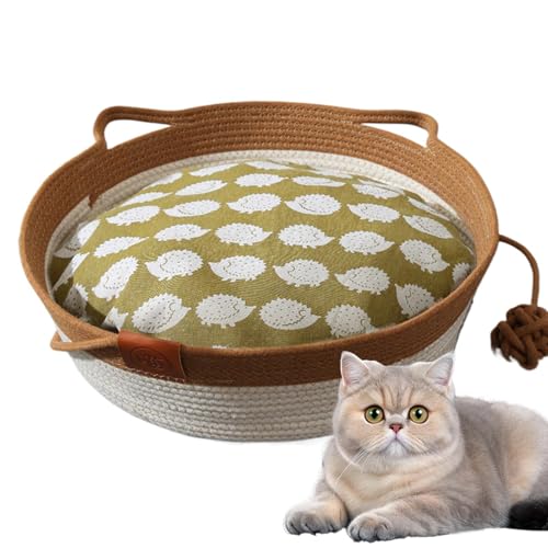 Haustiermatte aus Stoff – waschbares Baumwollbett mit Stützkissen, Bequeme Schlaffläche für Hunde und | Atmungsaktives Stoffdesign mit starken Nähten für Bürobereiche Haustiermatte aus Stoff – waschbares Baumwollbett mit Stützkissen, Bequeme Schlaffläche für Hunde und | Atmungsaktives Stoffdesign mit starken Nähten für Bürobereiche von brooksnaji