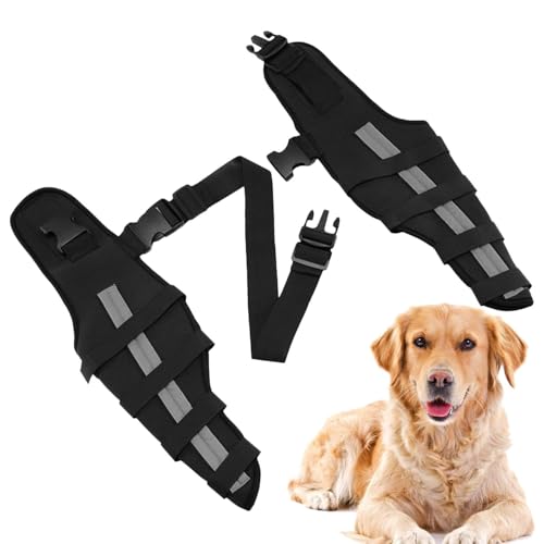 Hundeleg Brace – Stützband für hintere Sprunggelenke, Auto für Hunde | Verstellbarer Gelenkarm mit weicher Kompression zur Erholung von zerrissenen Bändern, Unterstützung Hundeleg Brace – Stützband für hintere Sprunggelenke, Auto für Hunde | Verstellbarer Gelenkarm mit weicher Kompression zur Erholung von zerrissenen Bändern, Unterstützung von brooksnaji