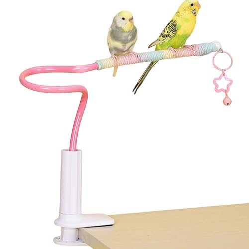 Vogelständer – bunte, biegbare Sitzstange aus Baumwolle, rutschfeste Baumwolle, buntes Papageienspielzeug für Sittiche, Lovebird, Haustier, Kanarienvögel, Nymphensittiche, Tauben-Sittiche, Sittiche Vogelständer – bunte, biegbare Sitzstange aus Baumwolle, rutschfeste Baumwolle, buntes Papageienspielzeug für Sittiche, Lovebird, Haustier, Kanarienvögel, Nymphensittiche, Tauben-Sittiche, Sittiche von brooksnaji