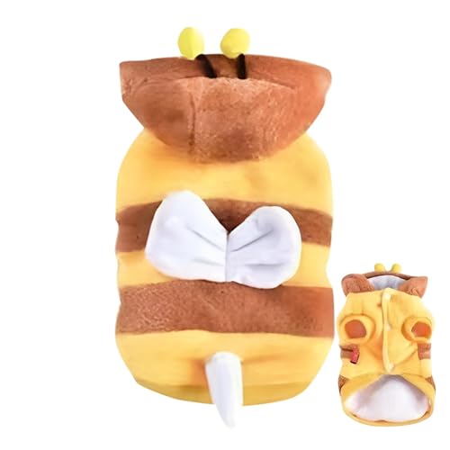 brooksnaji Biene Kostüm für Hunde, Bienenkostüm für Hunde – Super weiche Haustierkleidung | Cosplay-Kostüm, Winterkleid für Katzen, waschbare Weihnachtskleidung für Hunde für Weihnachten brooksnaji Biene Kostüm für Hunde, Bienenkostüm für Hunde – Super weiche Haustierkleidung | Cosplay-Kostüm, Winterkleid für Katzen, waschbare Weihnachtskleidung für Hunde für Weihnachten von brooksnaji