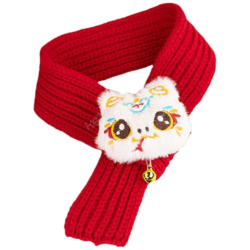 brooksnaji Hundehalstücher für Neujahr, rote Katze, warmes Hundehalstuch, Urlaubsdekoration, Herbst-Winter, gestrickte Schals, Haustier-festliches Outfit für chinesisches Neujahr brooksnaji Hundehalstücher für Neujahr, rote Katze, warmes Hundehalstuch, Urlaubsdekoration, Herbst-Winter, gestrickte Schals, Haustier-festliches Outfit für chinesisches Neujahr von brooksnaji