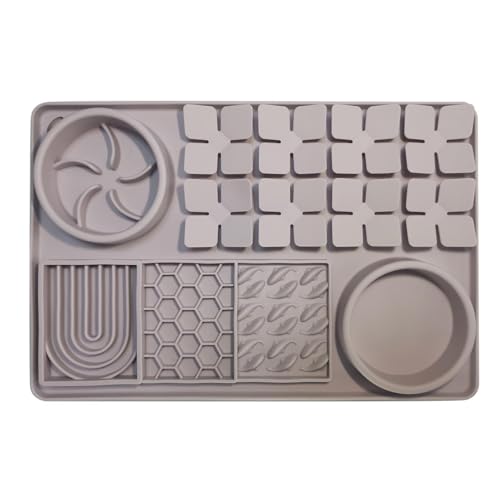 brooksnaji Leckpads für Hunde, Hundefutter-Essmatte | Slow Feeder Futtermatte,Rutschfester Silikon-Langsamfutterspender zum Lecken und Fressen für Lebensmittel, Wasser, Butter, Leckereien, Joghurt brooksnaji Leckpads für Hunde, Hundefutter-Essmatte | Slow Feeder Futtermatte,Rutschfester Silikon-Langsamfutterspender zum Lecken und Fressen für Lebensmittel, Wasser, Butter, Leckereien, Joghurt von brooksnaji