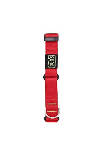 Bub´s Halsband Martingale für Windhunde mittel und klein. Masse des Halsumfangs des Hundes: 22 – 35 cm (Rot) von bub's