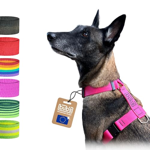 bub's Anti-Zerr-Hundegeschirr Gross (Pink) von bub's