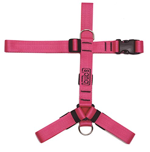 bub's Anti-Zerr-Hundegeschirr Gross 25mm (Pink) von bub's