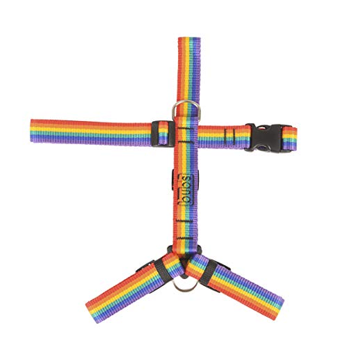 bub's Anti-Zerr-Hundegeschirr Gross 25mm (Rainbow) von bub's