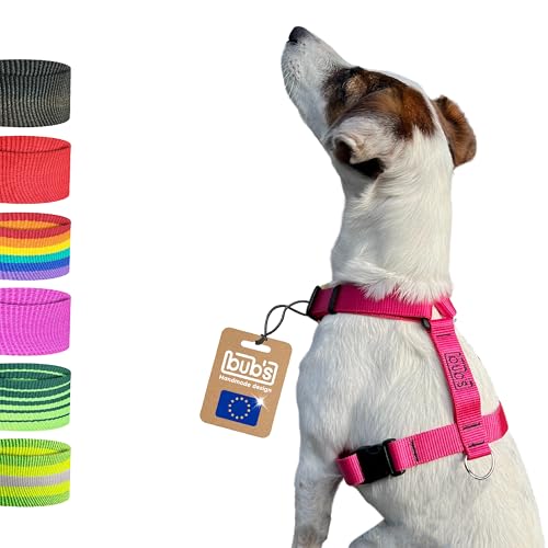 bub's Anti-Zerr-Hundegeschirr mittel (Pink) von bub's