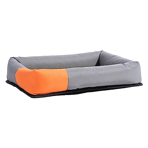 budiniao Haustiere waschbare rutschfeste Kühlmatte feuchtigkeitsfest Faltbare Sommerauflage atmungsaktive Decke Sofa für Schlafzimmer drinnen, Orange XL von budiniao