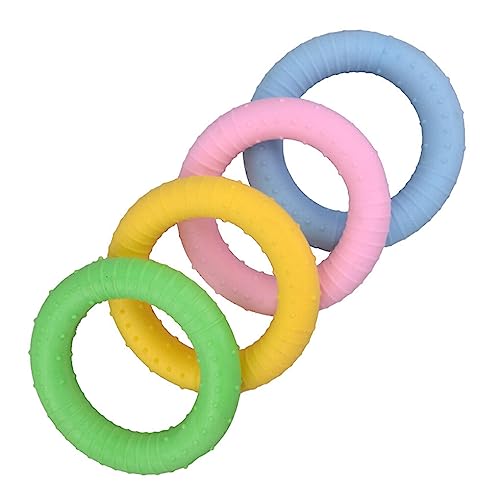 budiniao Kauspielzeug für Haustiere, 8 cm, Kinderkrankheiten, Bisstraining, Spielzeug, tragbar, Zahnreinigung, Kausicherheit, Haushalt, interaktiv, Farbe zufällig von budiniao