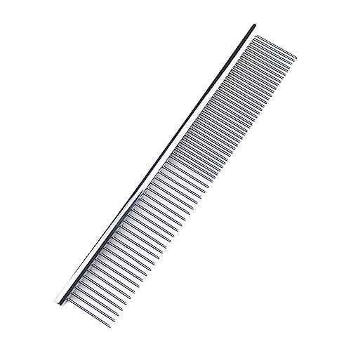 budiniao Pet Comb Fellentfernung Shedding Grooming Supplies Handlicher Griff Hundebürste Kunststoff Haarentferner rutschfeste Haustiere Slicker von budiniao