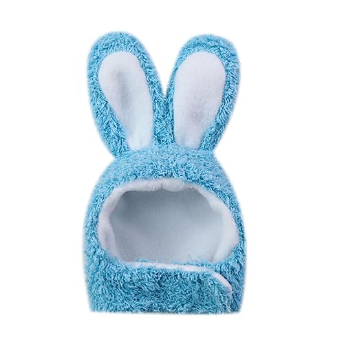 budiniao Pet Hat Animal Long Ear Headwear Cap Dekorative Kopfbedeckung Party Dress Up Dekoration Kostüm Winter Festival Atmosphären, Blau von budiniao