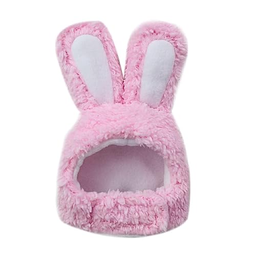 budiniao Pet Hat Animal Long Ear Headwear Cap Dekorative Kopfbedeckung Party Dress Up Dekoration Kostüm Winter Festival Atmosphären, Rosa von budiniao