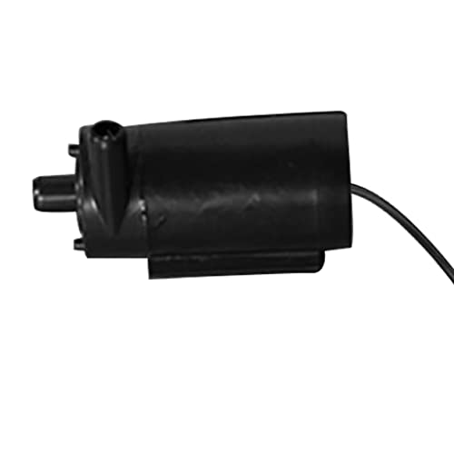 budiniao USB Wasserpumpe Micro Submersible Mini Brushless DC 5V 2 3L/Min Energiesparend Heimtierbedarf Heimwerker für Aquariumbrunnen, Schwarz von budiniao