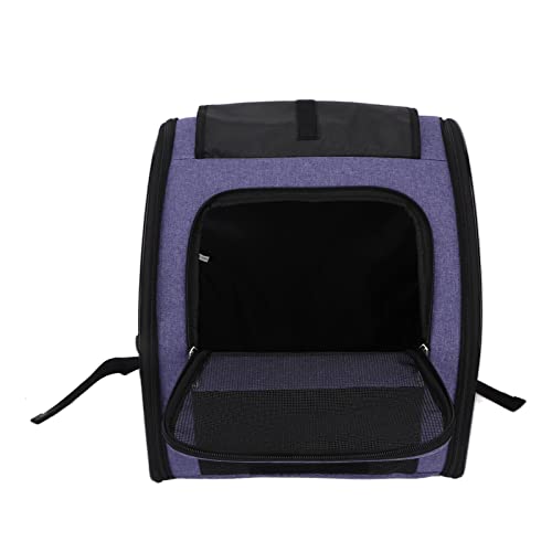 BAEB Katzenrucksack Oxford-Stoff Atmungsaktiver Integrierter Sicherheitsgurt Haustierrucksack Große Kapazität für Reisen (S (innerhalb von 5 kg)) von buhb