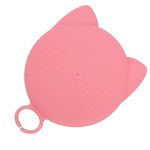 Tierfutter, BPA-freier Deckel für Haustiere Dosen Soft Ausgezeichnete Dichtungsgummi für Reisen für Zuhause (Rosa) von buhb