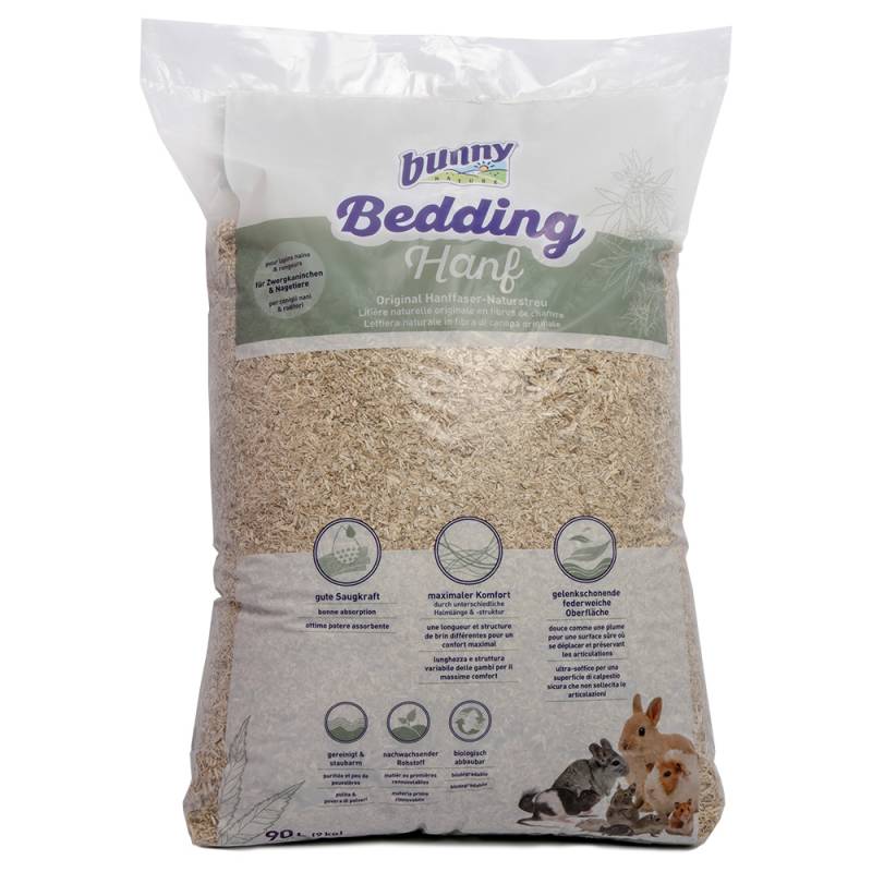 Bunny Bedding Hanf - Sparpaket: 2 x 90 l von bunnyNature