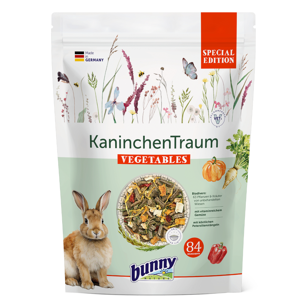 bunny KaninchenTraum Special Edition Vegetables - 1,5 kg von bunnyNature