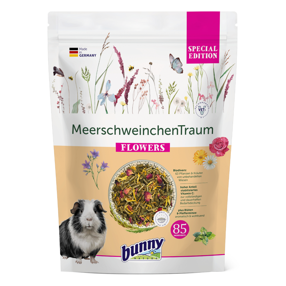 bunny MeerschweinchenTraum Special Edition Flowers - 1,5 kg von bunnyNature