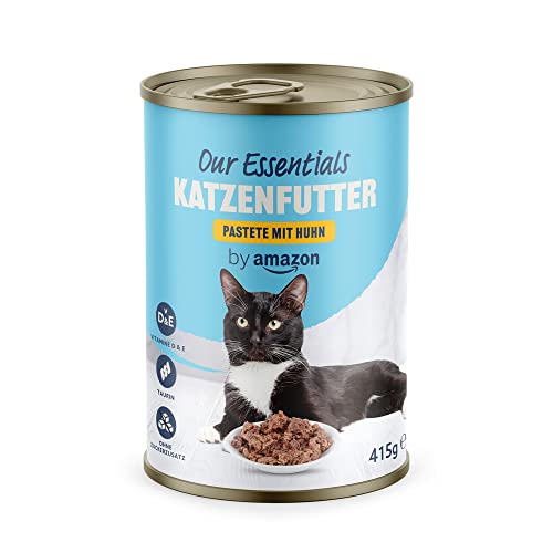 by Amazon Katzen Nassfutter Pastete mit Huhn, 1 x 415g von by Amazon