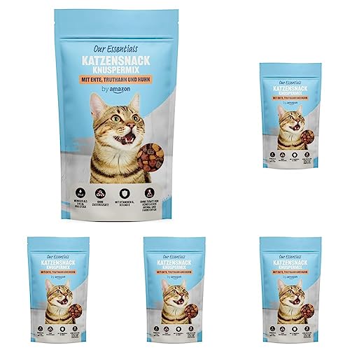 by Amazon Katzensnack, Ente, Truthahn und Huhn, 70g (5er-Pack) von by Amazon